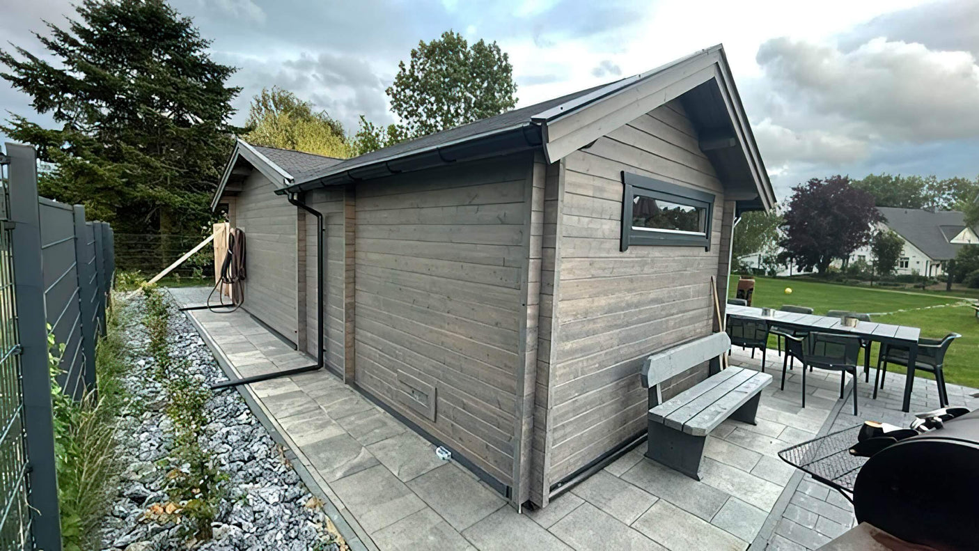 Alesund Log Cabin | 4.5x5.0m - Timber Building Specialists