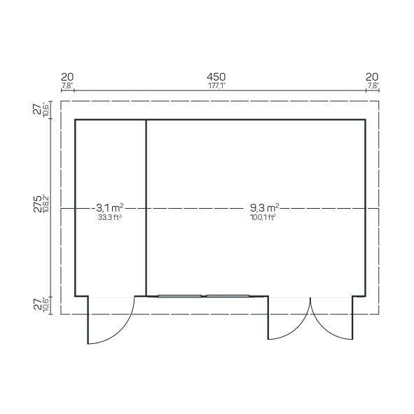 ANDREA Log Cabin Blueprint