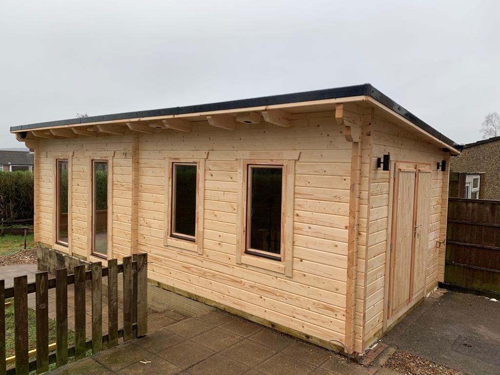 TBS132 Summerhouse/Workshop | 7.8x3.5m - Timber Building Specialists