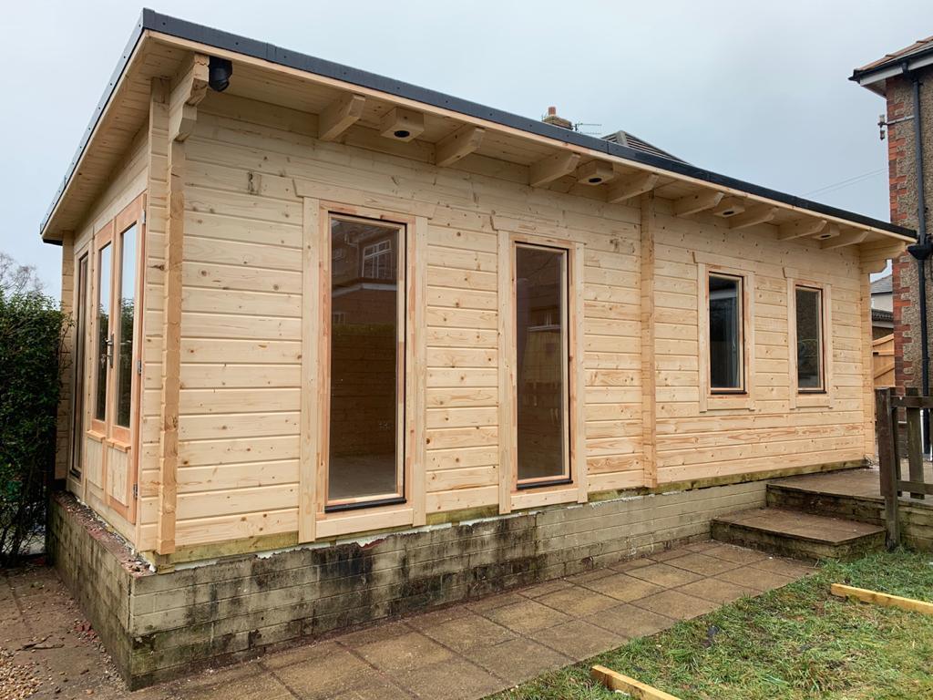 TBS132 Summerhouse/Workshop | 7.8x3.5m - Timber Building Specialists