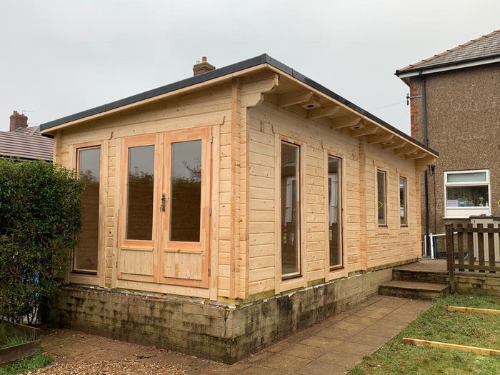 TBS132 Summerhouse/Workshop | 7.8x3.5m - Timber Building Specialists