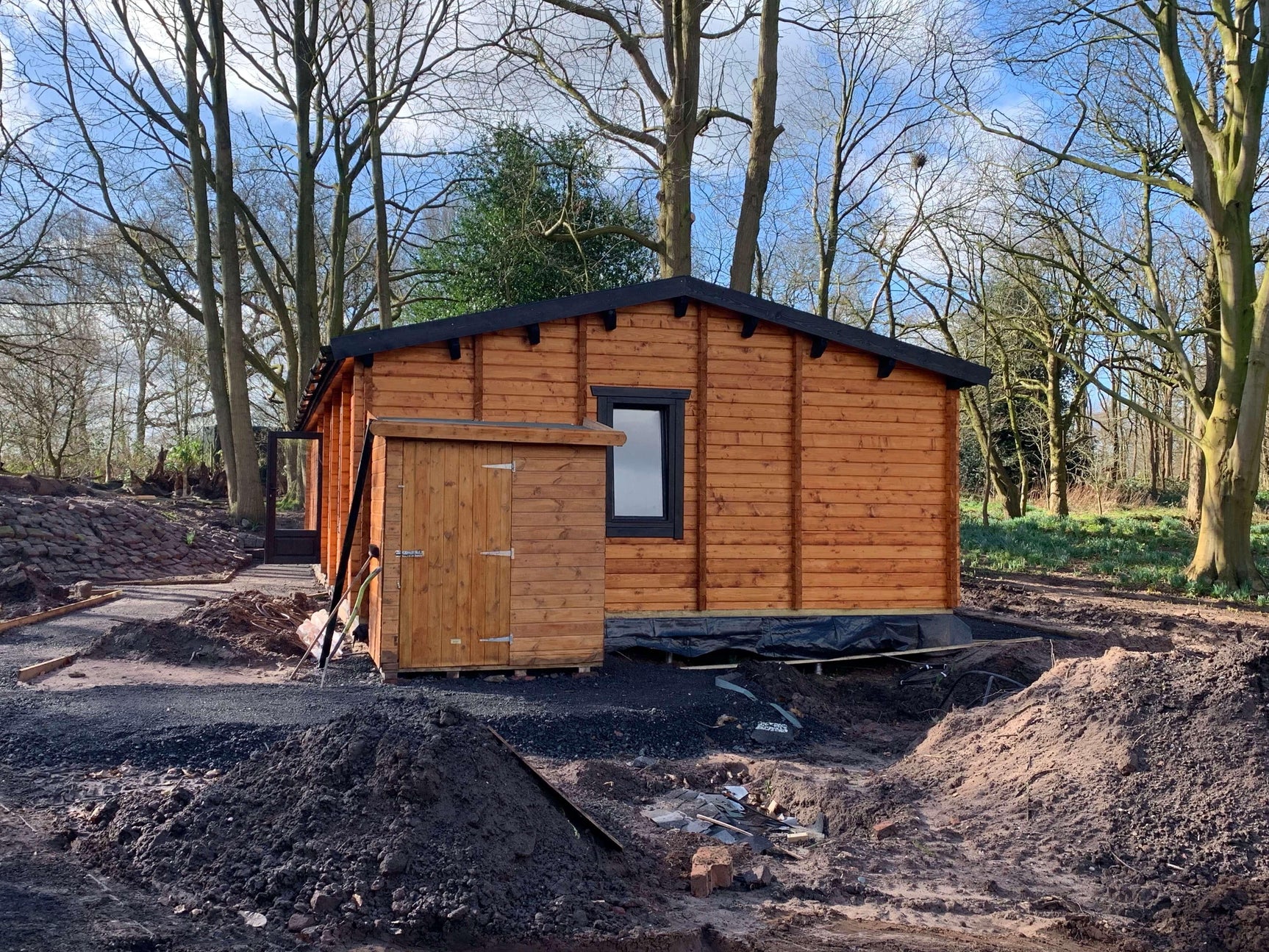 TBS136 Log Cabin | 14.0x6.0m Side