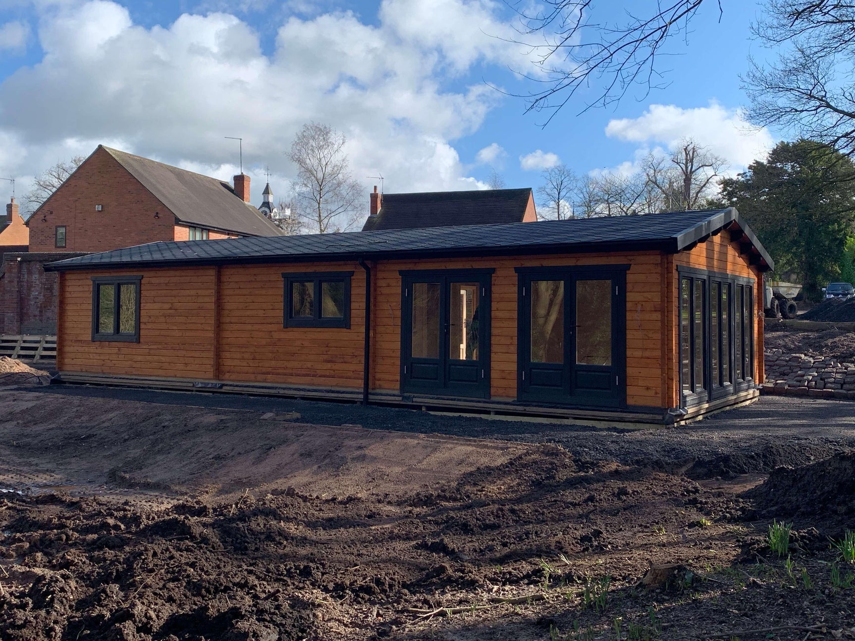 TBS136 Log Cabin | 14.0x6.0m - Timber Building Specialists