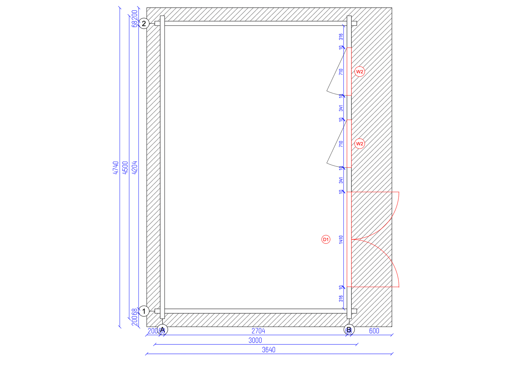 TBS148 Log Cabin | 4.5x3.0m Blueprint