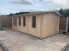 TBS150 Log Cabin | 6.5x2.75m - Timber Building Specialists
