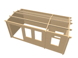 TBS150 Log Cabin | 6.5x2.75m Plan