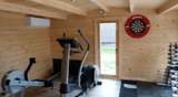 TBS152 L-Shaped Log Cabin | 8.0x8.0m Gym