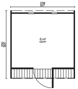 BIANCA Sauna Pod | 2.4x2.5m - Timber Building Specialists