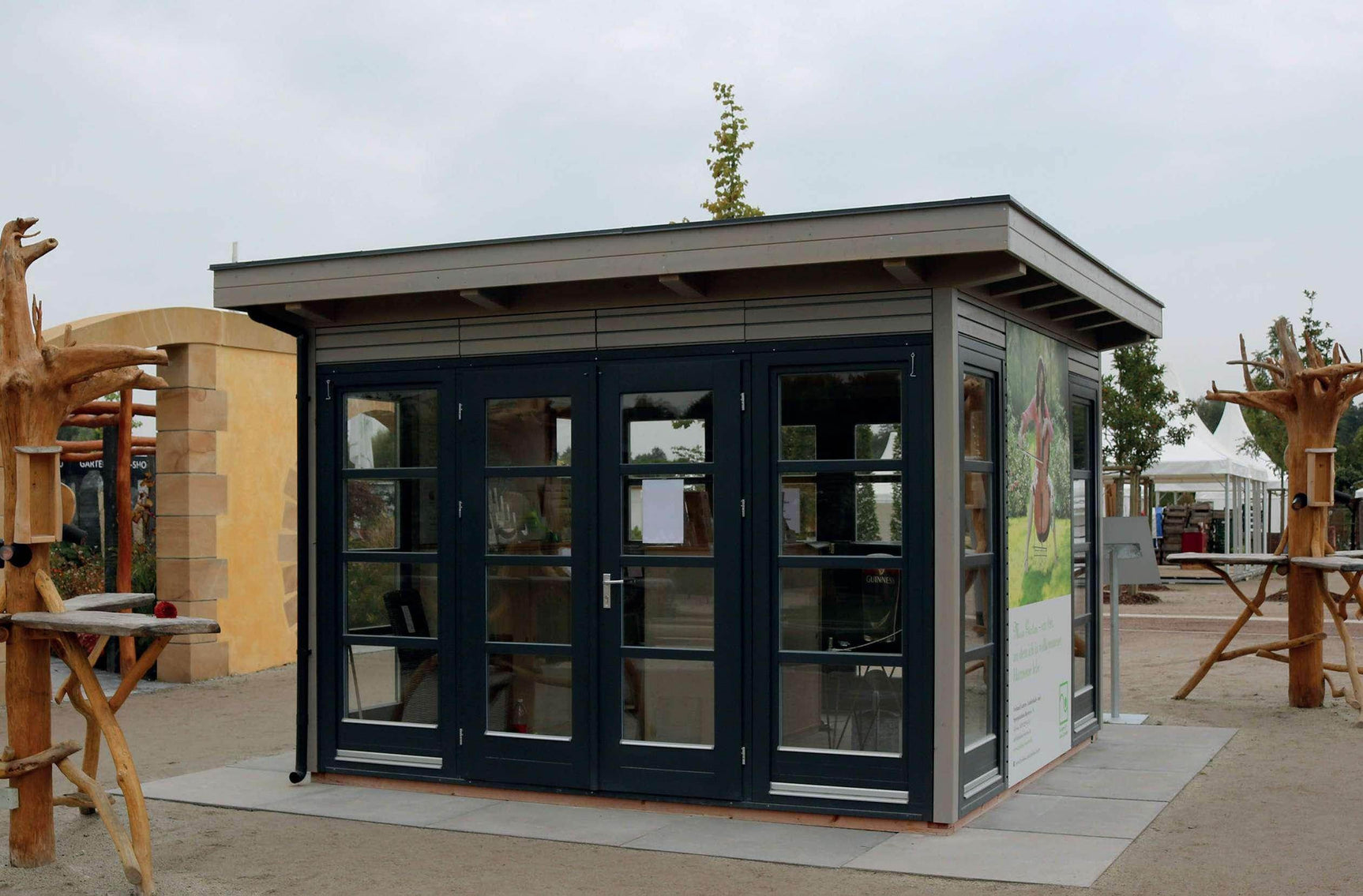 Cara Easy 3535f Log Cabin | 3.5x3.5m - Timber Building Specialists