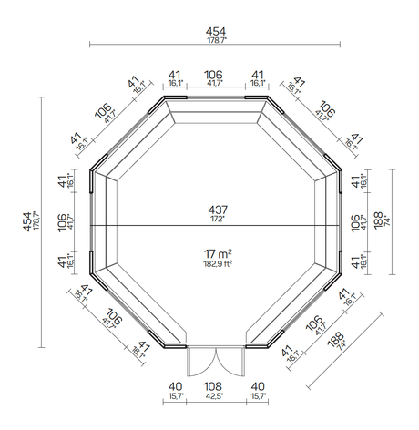 DANA Grill Cabin Gazebo | 17 m2 - Timber Building Specialists