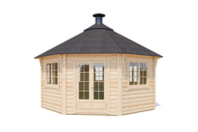 DANA Grill Cabin Gazebo | 17 m2 - BBQ Grill Cabin - Timber Building Specialists