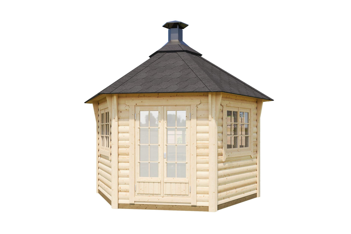 ALBA Grill Cabin Gazebo | 9m2 - Timber Building Specialists