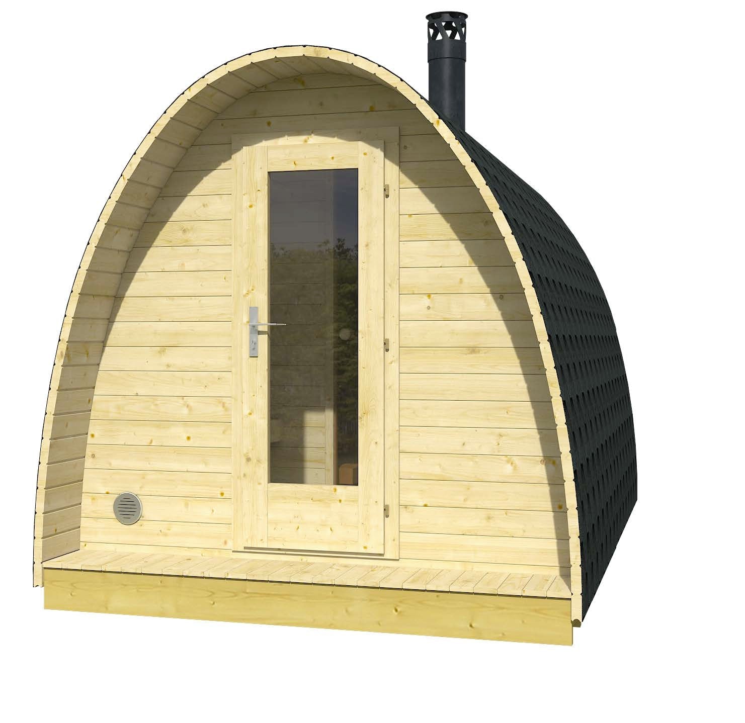 KRIS Sauna Pod | 2.4x3.9m - Timber Building Specialists