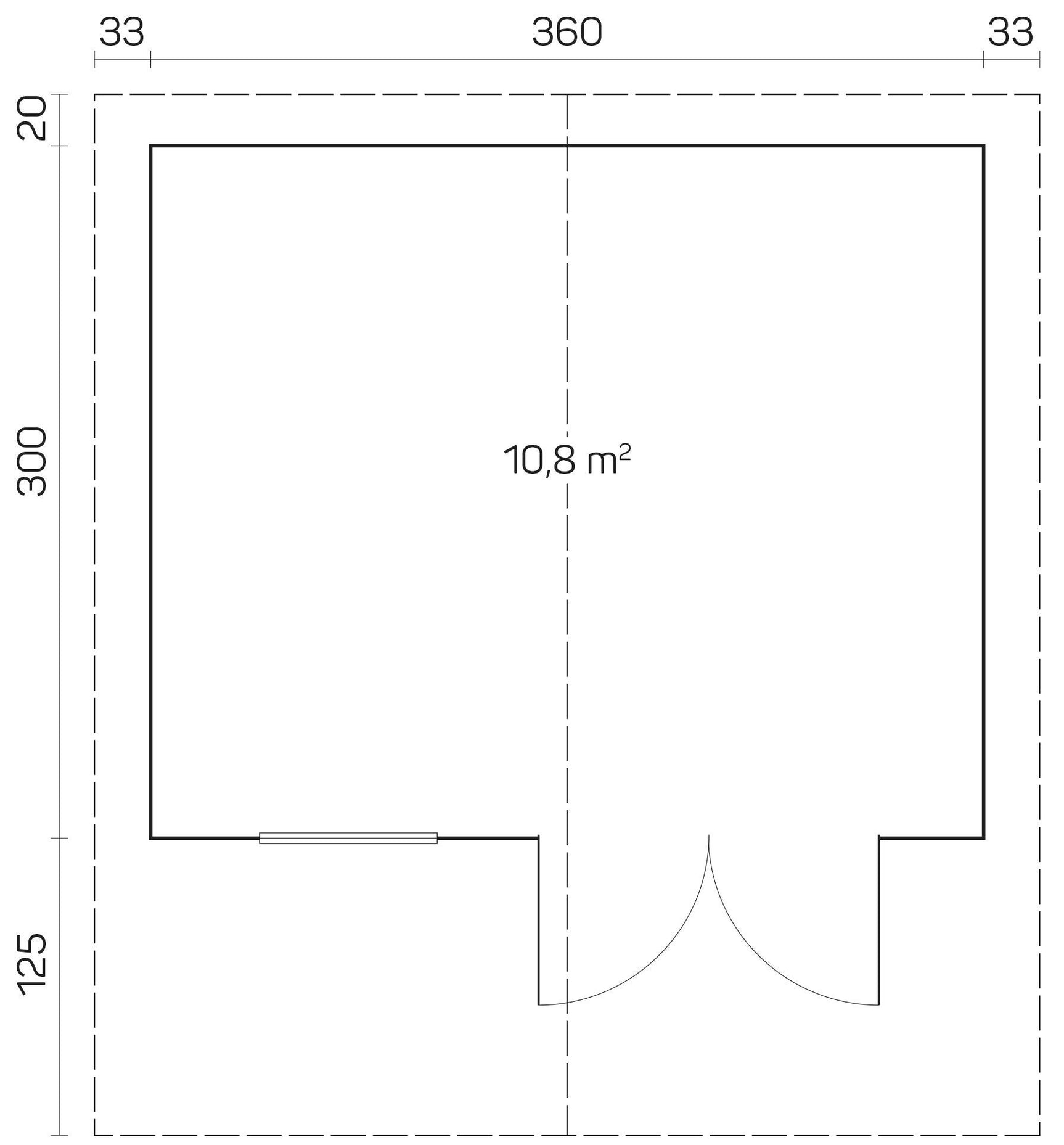 MARI-A Log Cabin | 3.8x3.2m - Timber Building Specialists