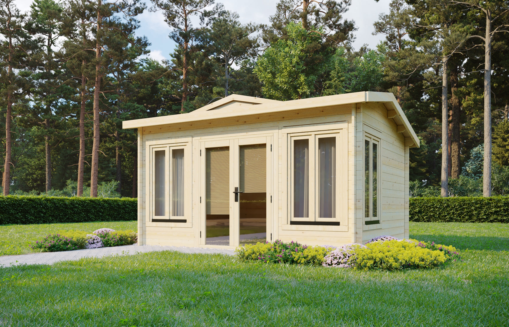 TBS123 Log Cabin | 4.2x3.2m - Timber Building Specialists