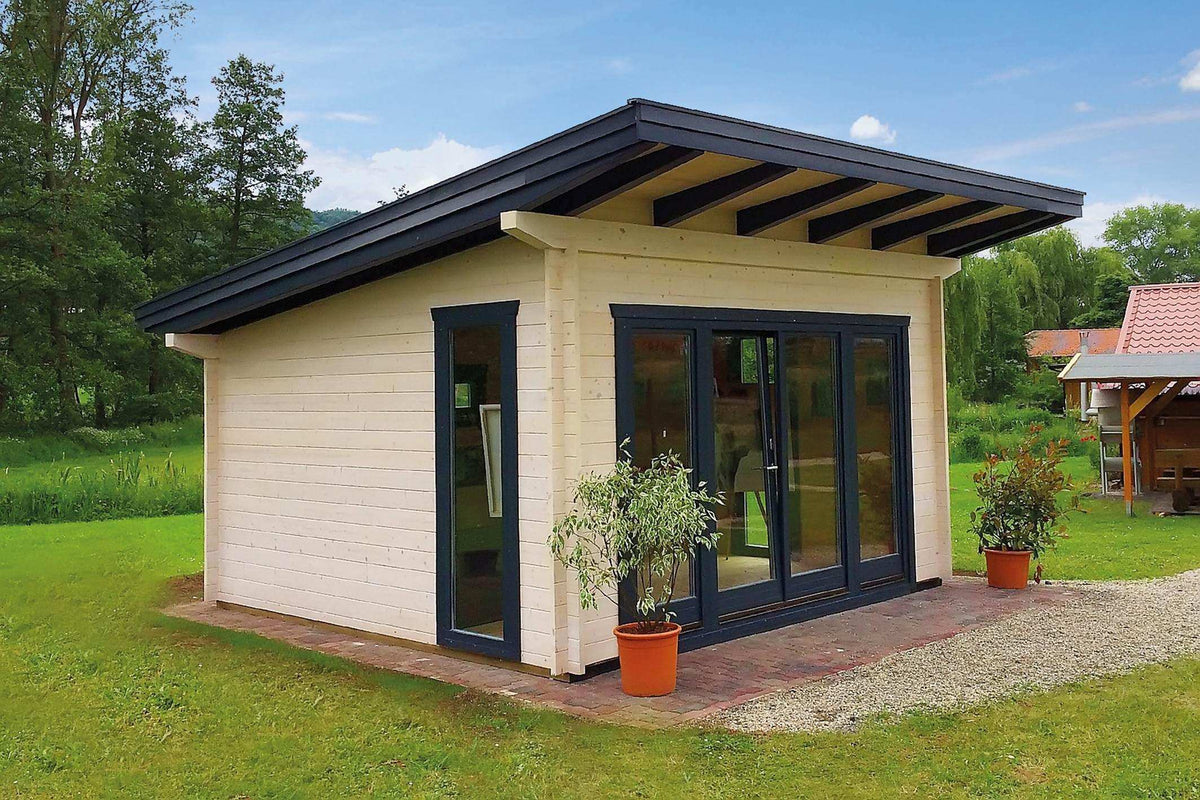 Monaco Log Cabin | 4.3x4.3m | Timber Building Specialists