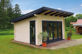 Monaco Log Cabin | 4.3x4.3m - Log Cabin - Timber Building Specialists