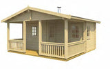 OTTO Sauna Log Cabin | 5.0x4.9m - Timber Building Specialists