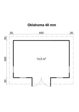 OKLAHOMA Log Cabin | 4.7x3.2m - Timber Building Specialists