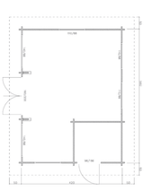 Ontario Log Cabin | 5.6x4.2m - Timber Building Specialists