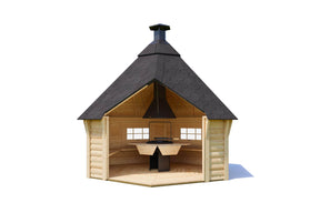 ELSA Open BBQ Grill Cabin | 9M2 - BBQ Grill Cabin - Timber Building Specialists