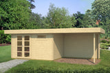 ORIENTAL-3+ Log Cabin | 3.8x2.6m +3.0m