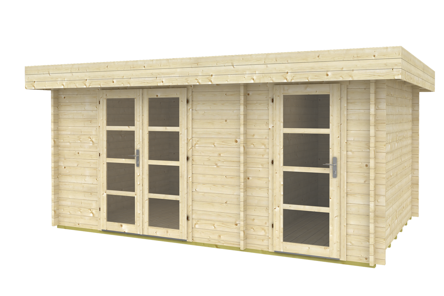 ORIENTAL-4 Log Cabin | 4.7x3.2m +3.0m - Timber Building Specialists