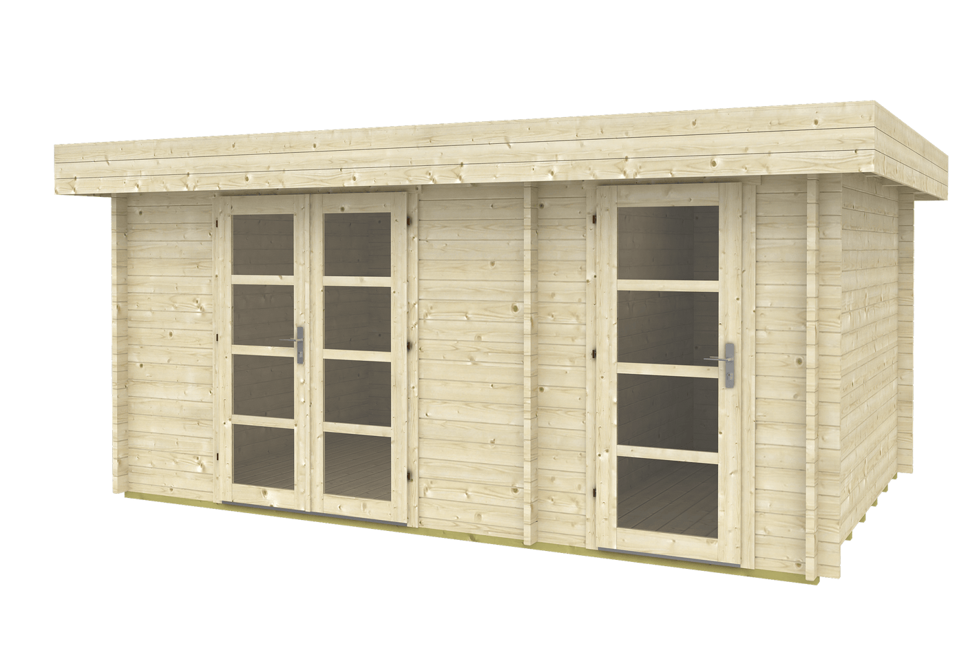 ORIENTAL-4 Log Cabin | 4.7x3.2m +3.0m