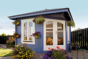 Panta 10 Corner Log Cabin | 3.6x3.6m - Corner Cabin - Timber Building Specialists