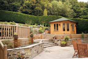 Panta 11 Corner Log Cabin | 3.4x3.4m - Corner Cabin - Timber Building Specialists