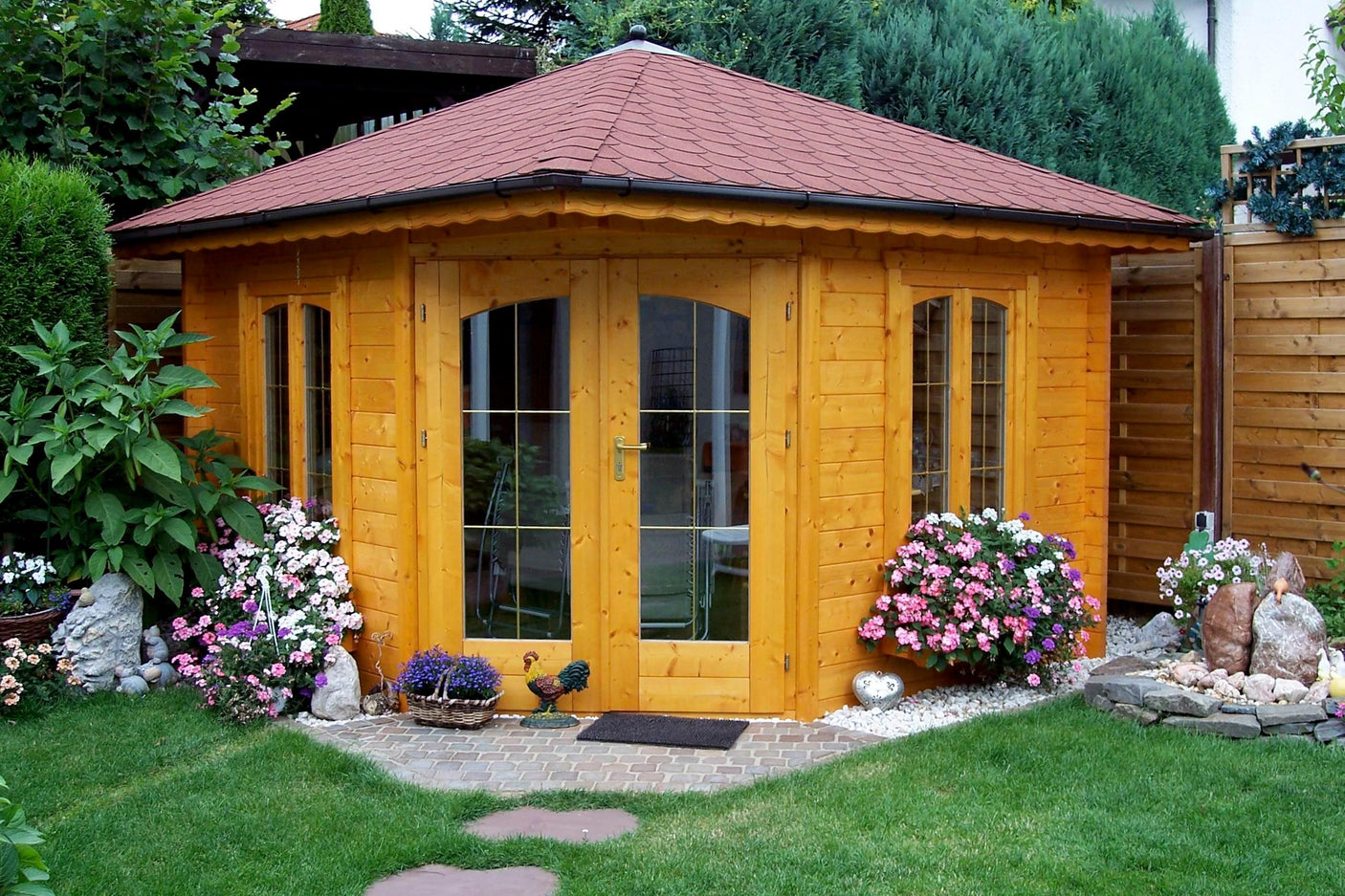 Panta 6 Corner Log Cabin | 3.0x3.0m