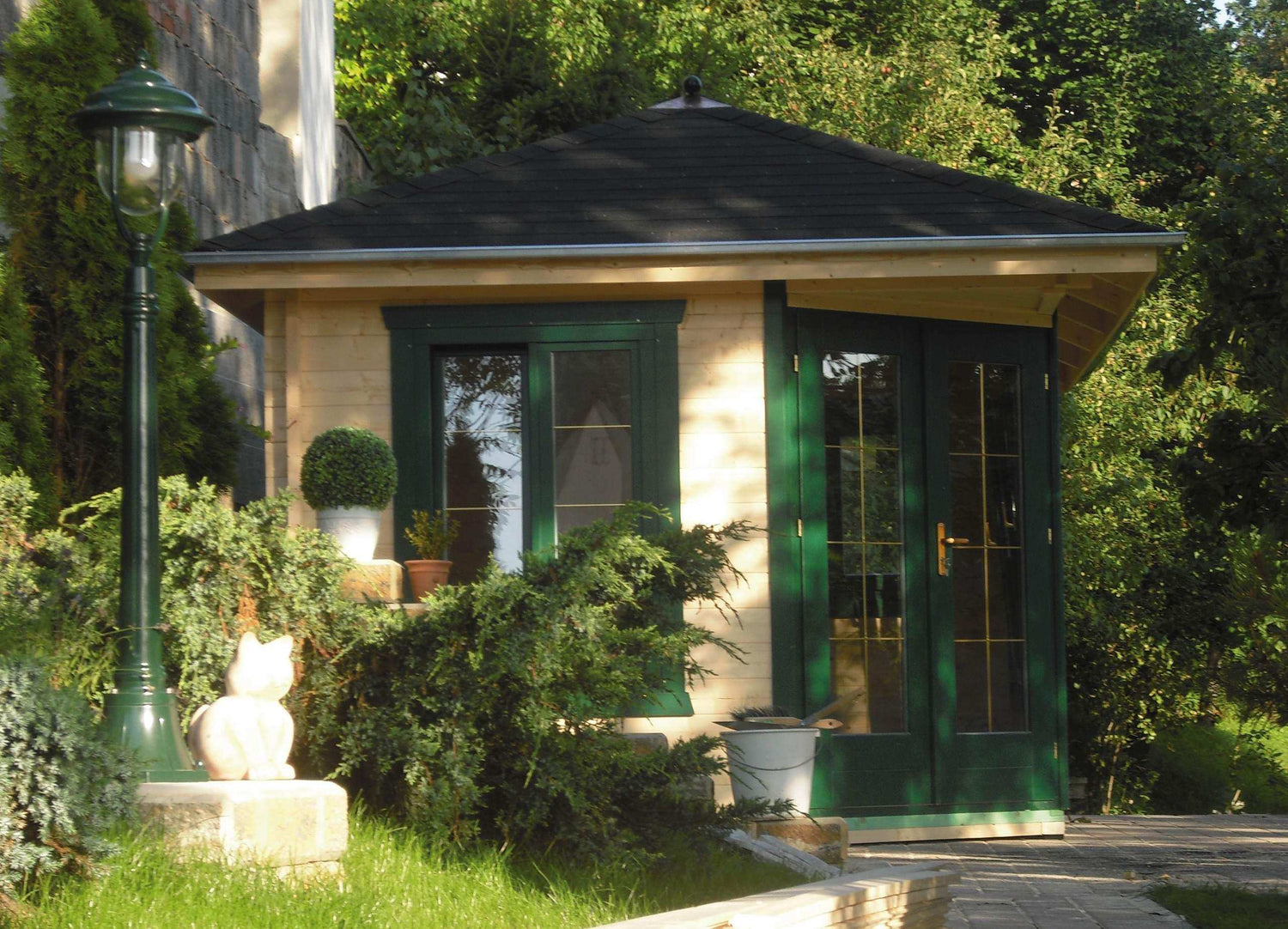 Panta 7 Corner Log Cabin | 3.0x4.8m - Corner Cabin - Timber Building Specialists