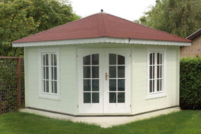 Panta 8 Corner Log Cabin | 3.4x3.4m - Corner Cabin - Timber Building Specialists