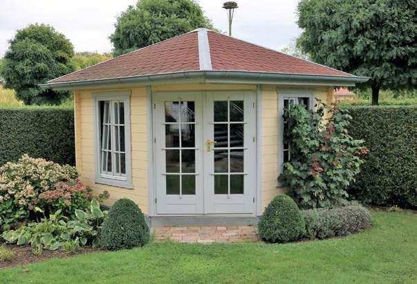 Panta 8 Corner Log Cabin | 3.4x3.4m - Corner Cabin - Timber Building Specialists