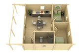 PADOVA Log Cabin | 6.0x6.0m - Timber Building Specialists