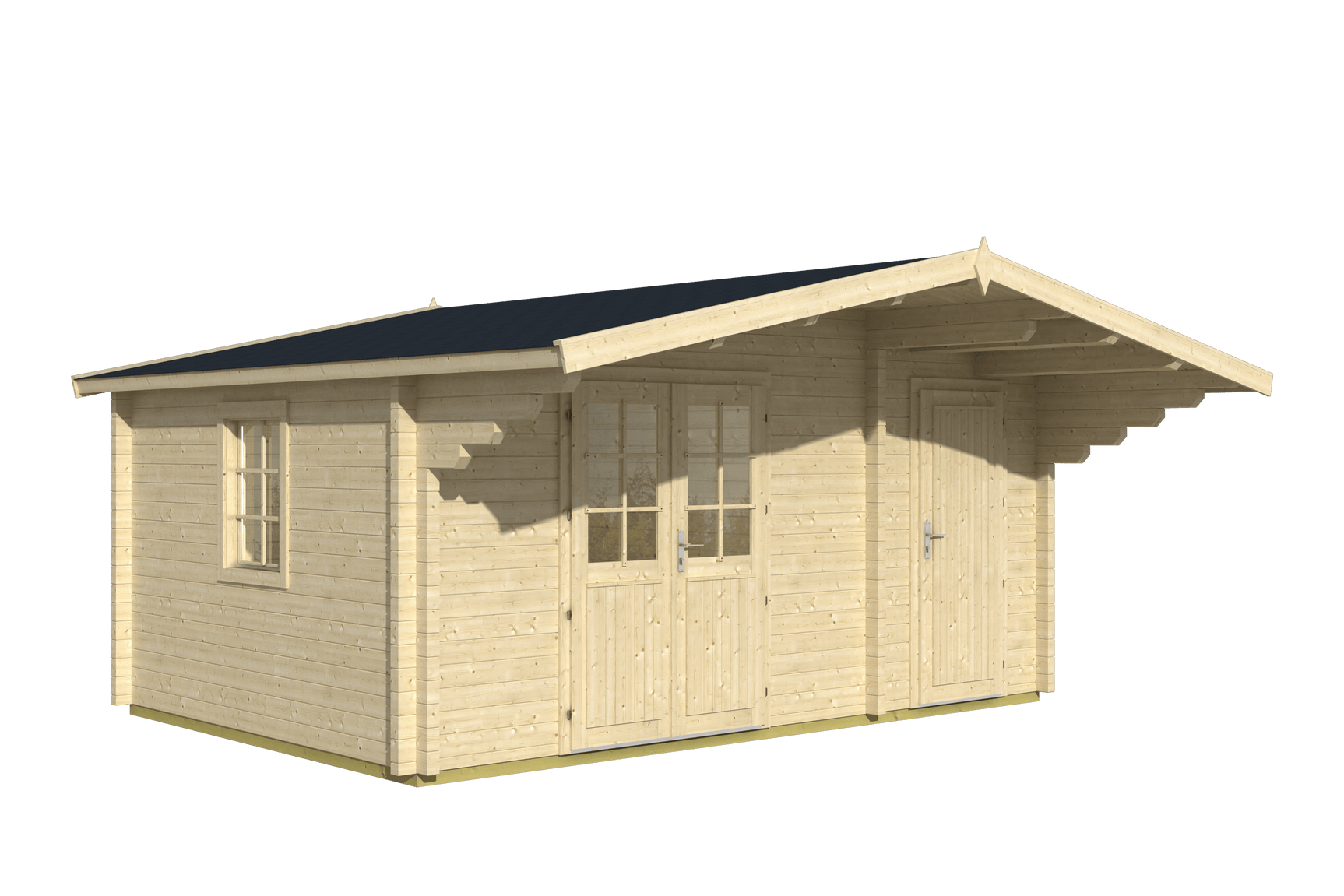 PEDRO C Log Cabin | 4.5x3.2m - Timber Building Specialists