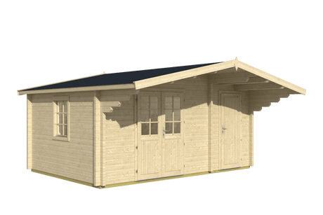 PEDRO D Log Cabin | 5.0x3.5m - Log Cabin - Timber Building Specialists