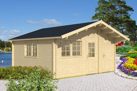 PEDRO E Log Cabin | 5.0x5.0m - Timber Building Specialists