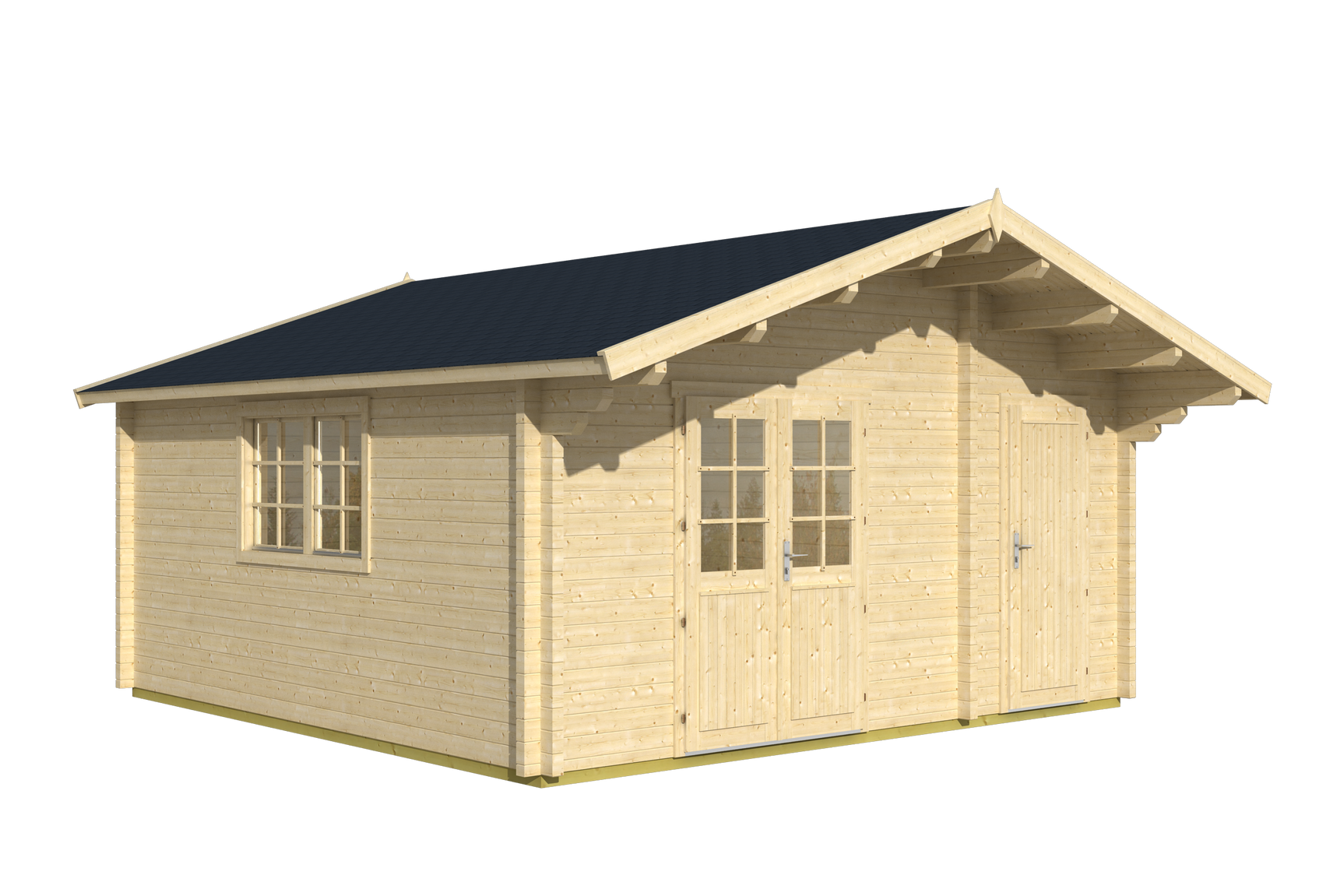 PEDRO F Log Cabin | 5.0x5.0m - Timber Building Specialists