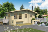 PIHA-TUURI 15 Sauna Log Cabin | 4.7x2.4m - Timber Building Specialists