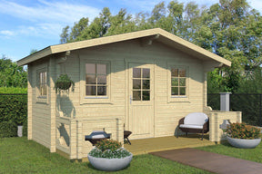 PIHA-AITTA 12 Log Cabin | 3.8x2.4m - Log Cabin - Timber Building Specialists