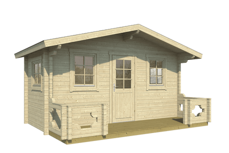 PIHA-AITTA 15 Log Cabin | 4.7x2.4m - Timber Building Specialists