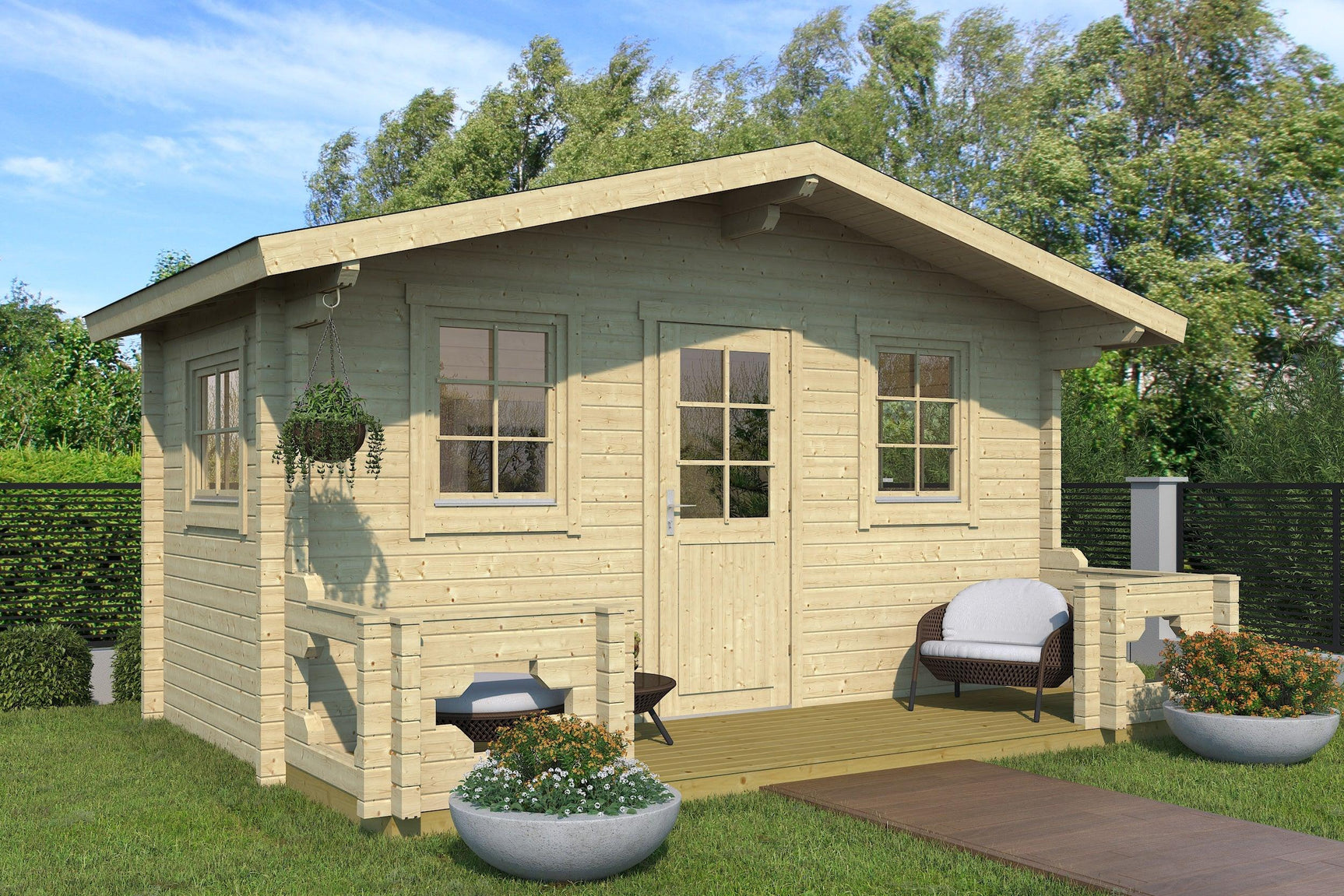 PIHA-AITTA 17 Log Cabin | 4.7x2.6m - Timber Building Specialists