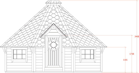 Premium BBQ Hut | 14.9m2