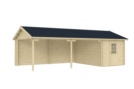 GARAGE RAUMA 6.0x5.3m Log Cabin