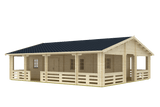 RIOPAS Log Cabin | 10.0x8.9m - Timber Building Specialists