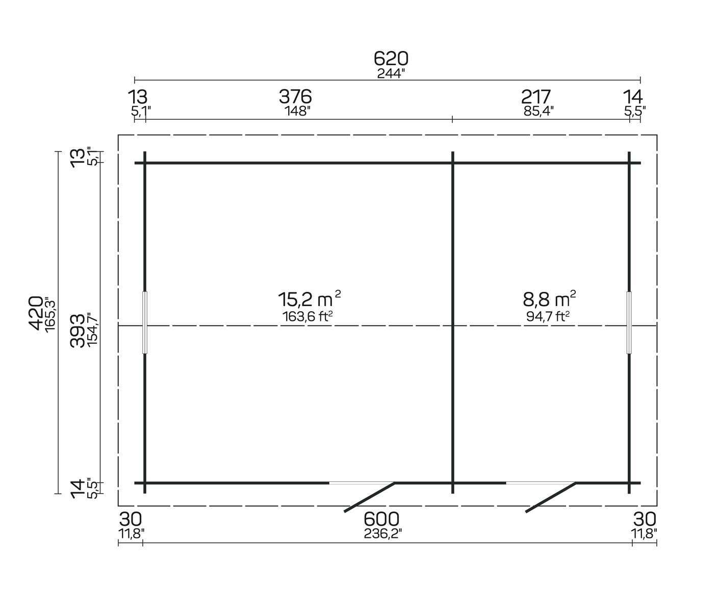 SANNA Log Cabin | 6.2x4.2m