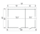 SANNA Log Cabin | 6.2x4.2m - Timber Building Specialists