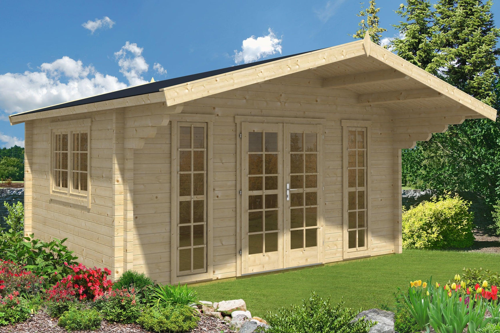 SAUERLAND A Log Cabin | 4.7x3.8m - Timber Building Specialists
