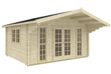 SAUERLAND B Log Cabin | 4.7x4.7m - Timber Building Specialists